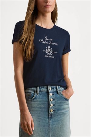 Katlin-Short Sleeve-T-Shirt-Pima Micro Modal LAUREN RALPH LAUREN | T-Shirt | 200P03725001